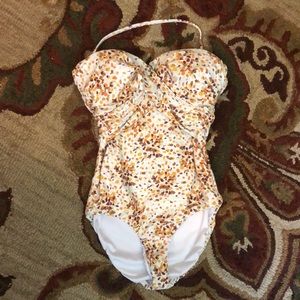 LA ISLA size Large Made in Columbia Bust Confetti